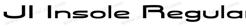 JI Insole RegularMacromedia Fontogr字体转换
